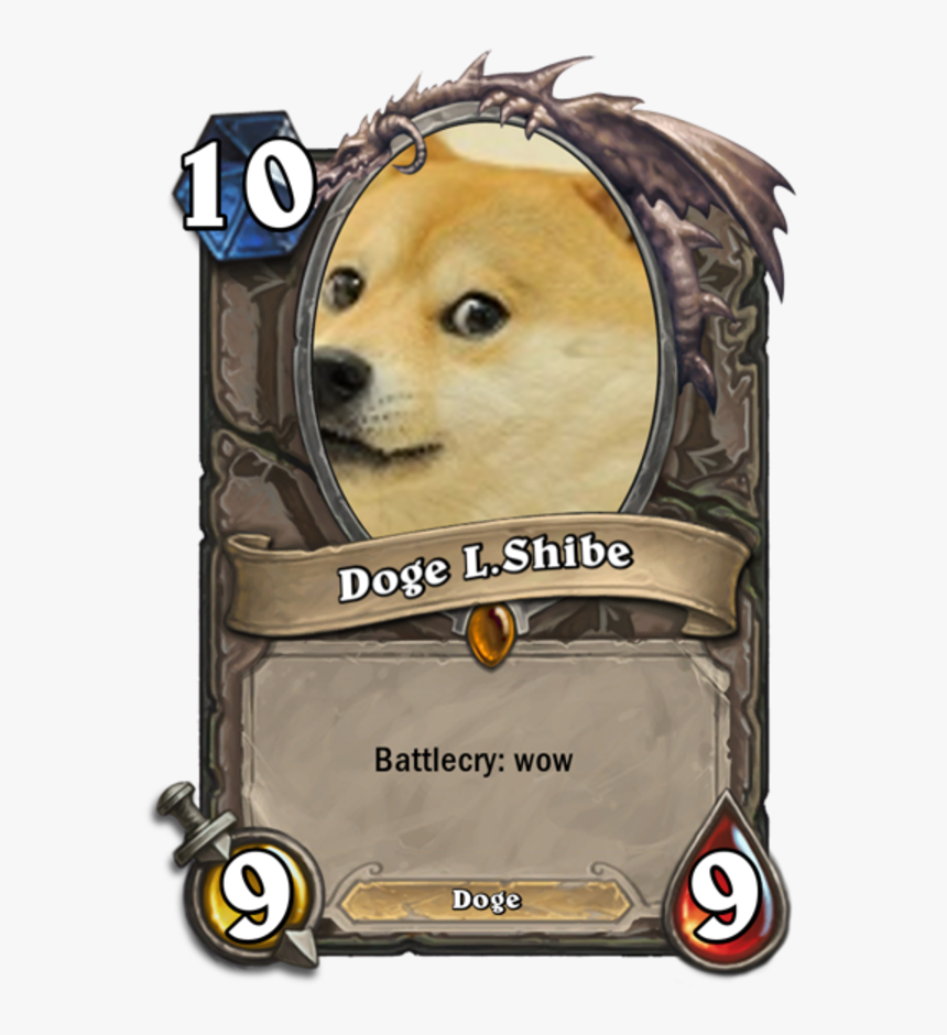 10 Doge L - Doge Hearthstone, HD Png Download, Free Download