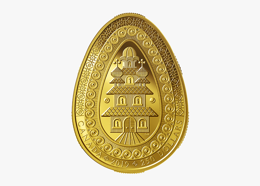 Ukrainian Pysanka Gold Coin, HD Png Download, Free Download