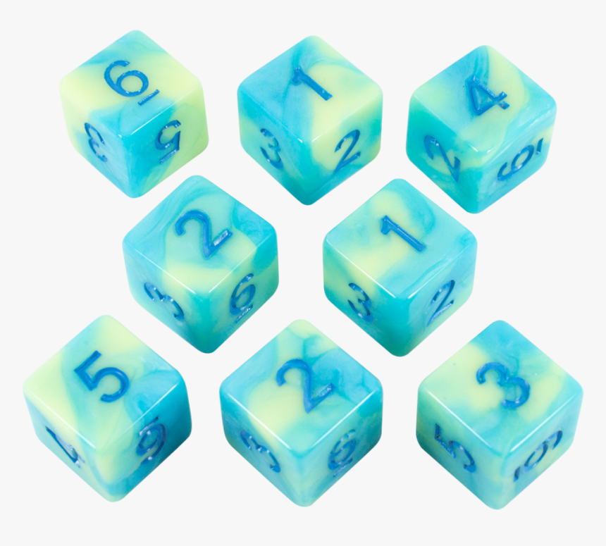 "blue Mist - D6 Dice Set, HD Png Download, Free Download