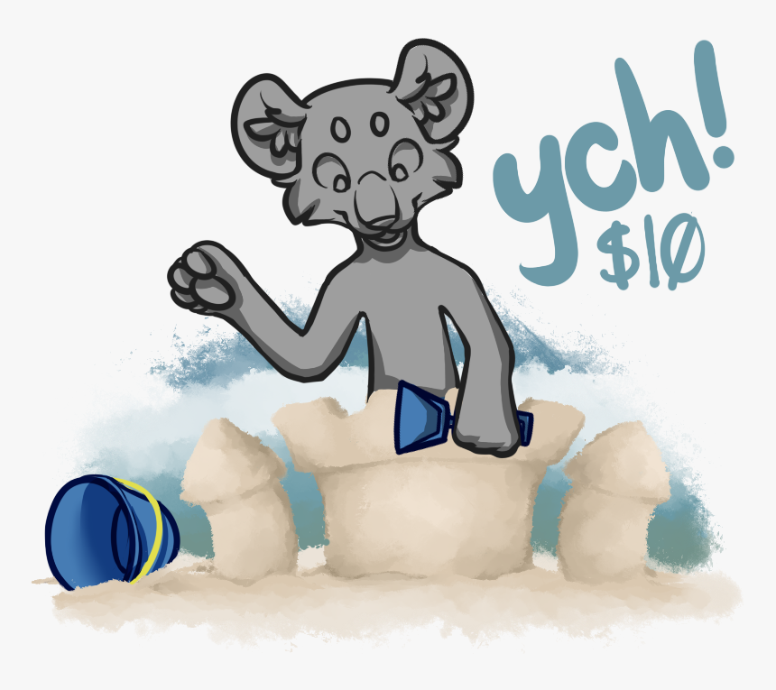 Sandcastle Ych - Cartoon, HD Png Download, Free Download