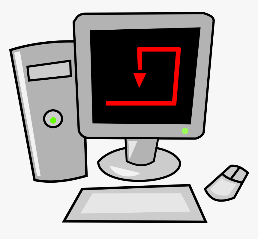 Computer Cartoon, HD Png Download, Free Download