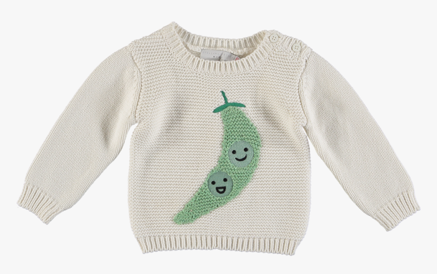 Stella Mccartney Kids Thumper Baby Jumper Peas In A - Cardigan, HD Png Download, Free Download