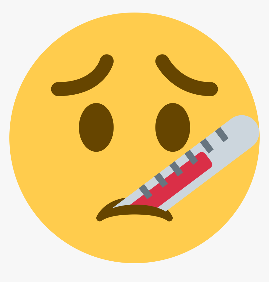 File - Twemoji2 1f912 - Svg - Illness Emoji, HD Png Download, Free Download