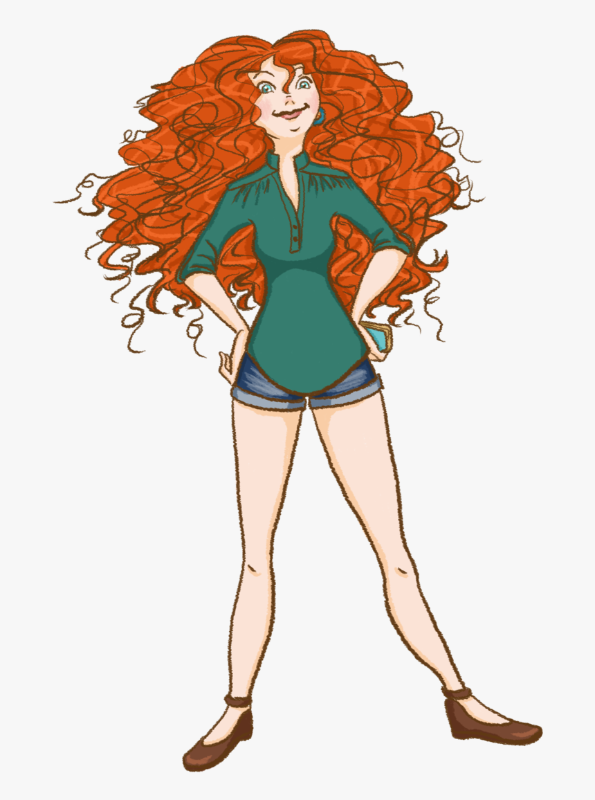 A Modern Princess Merida - Illustration, HD Png Download, Free Download