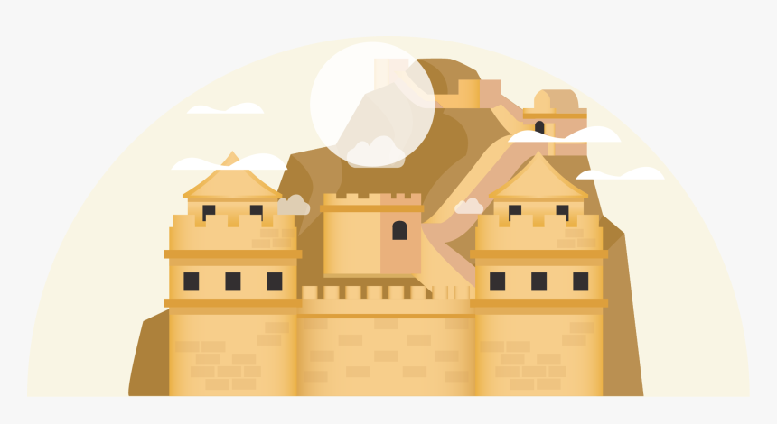 Great Wall Of China - Illustration, HD Png Download, Free Download