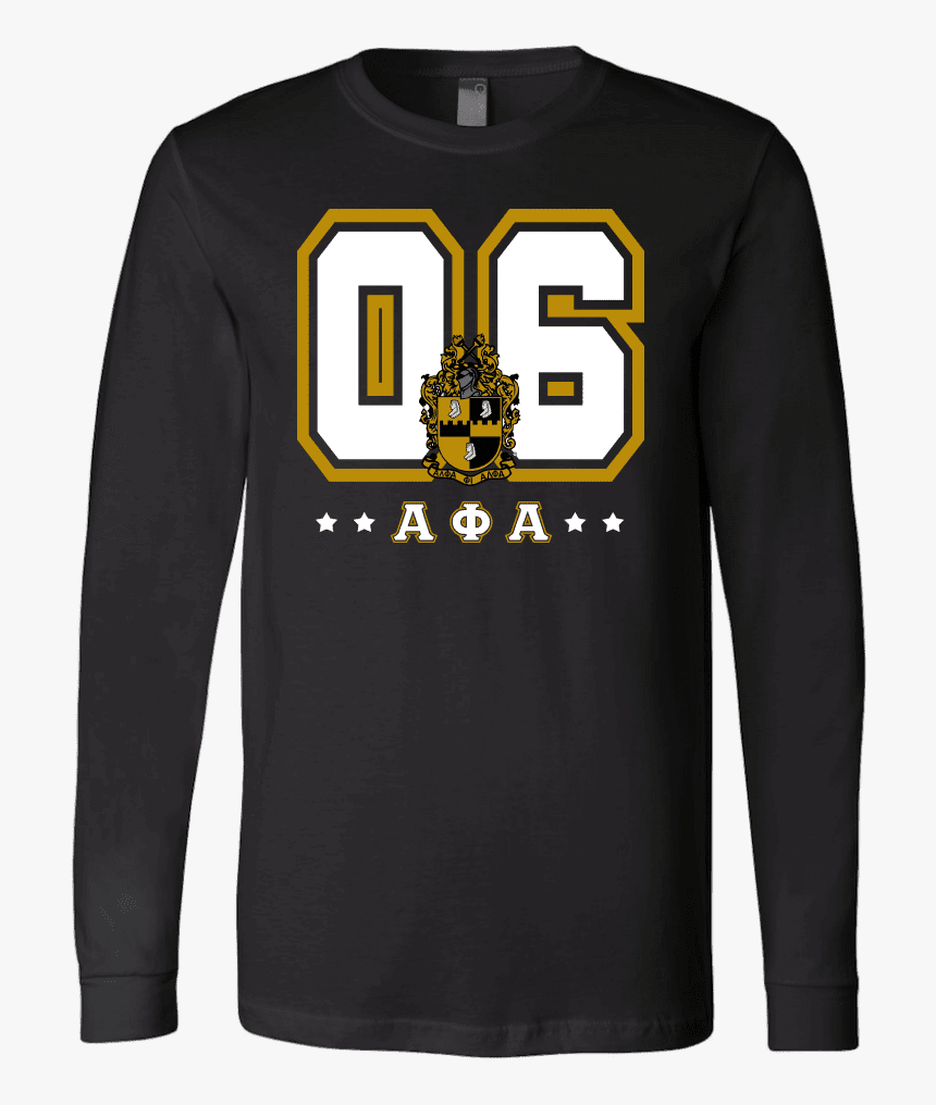 Alpha Phi Alpha Founding Year Canvas Long Sleeve Shirt - Alpha Phi Alpha, HD Png Download, Free Download