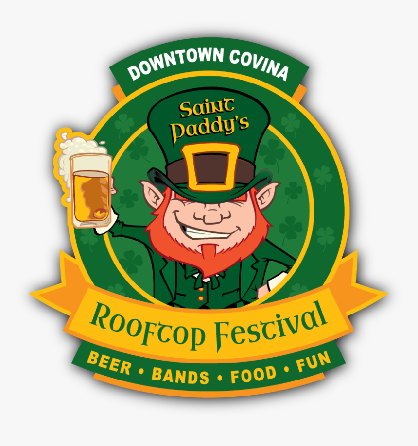 Covina St Paddys Rooftop Festival Logo 900sq No Bg - Illustration, HD Png Download, Free Download