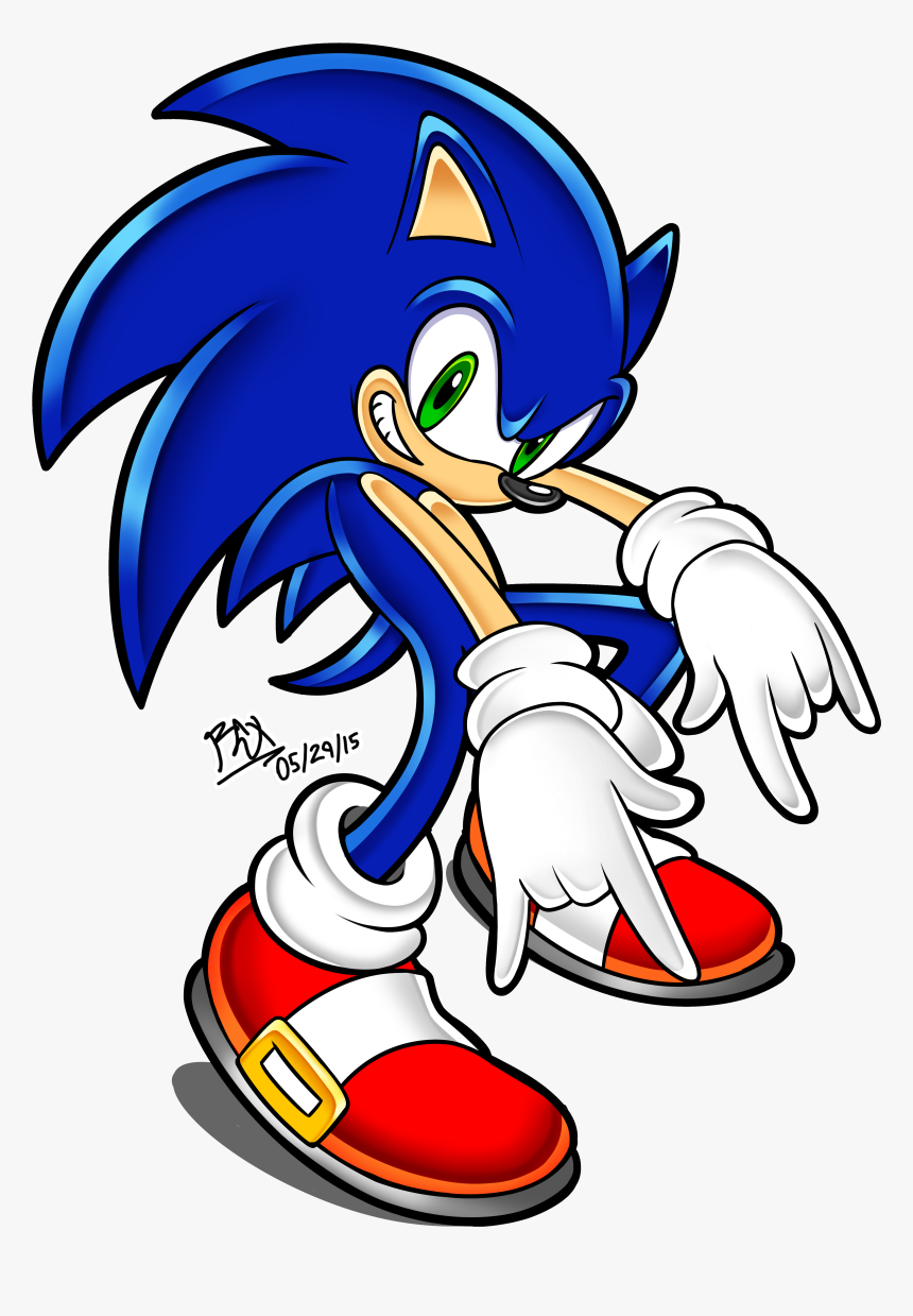 2015 - Sonic Adventure - Sonic - Sonic Adventure Sonic, HD Png Download, Free Download