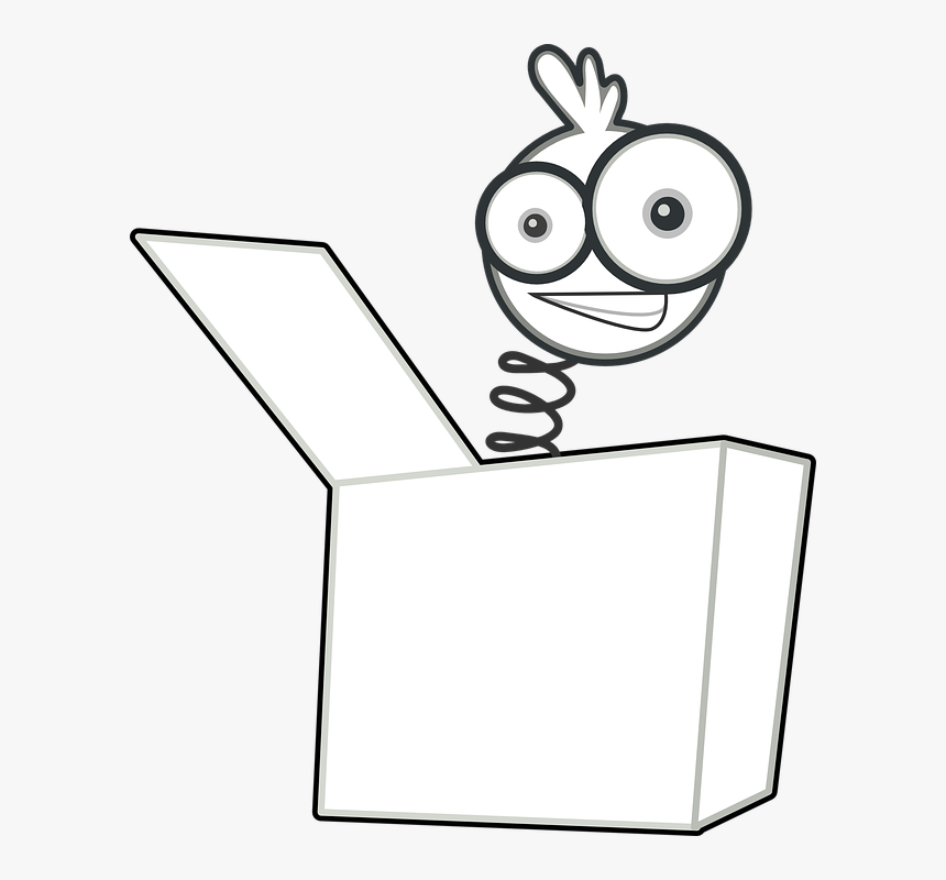 Box, Jack, Toys, Fun, Surprise, Shock, Face, Expression - Cartoon, HD Png Download, Free Download