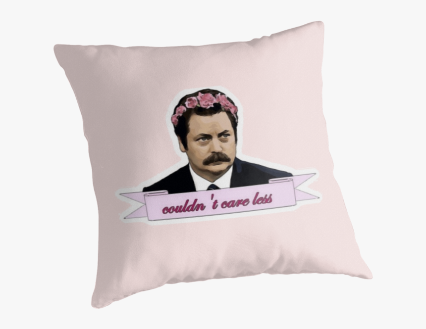 Ron Swanson Parks And Recreation Merch Cartoon - Cushion, HD Png Download, Free Download