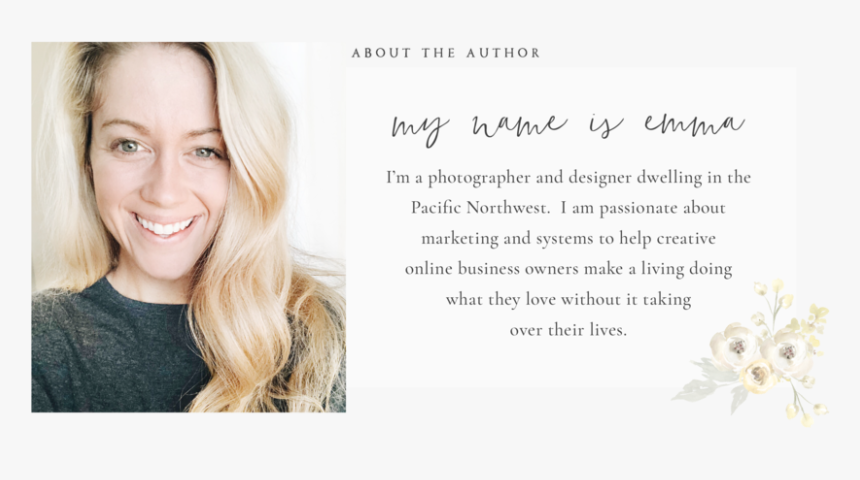 Emma Rose Company Is A Squarespace Website Designer - Photographer, HD Png Download, Free Download