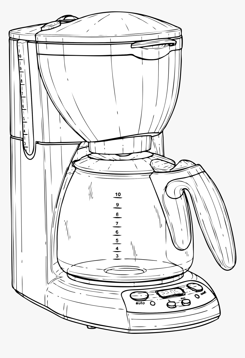 Coffee Maker - Coffee Maker Clip Art, HD Png Download, Free Download