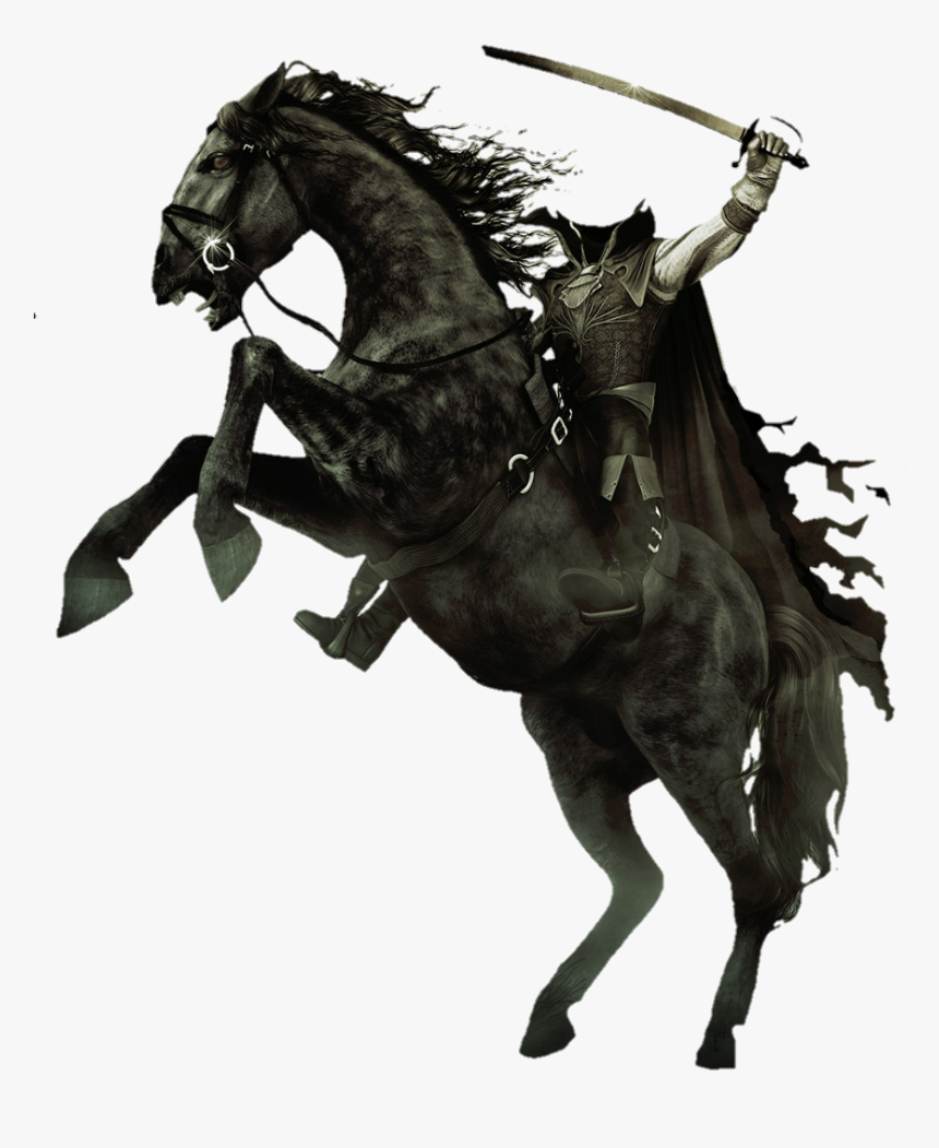 Headlessman Headlesshorseman Halloween Horse Sleepyholl - Headless Horseman, HD Png Download, Free Download