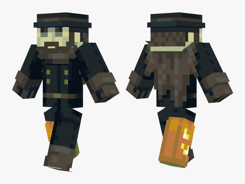 Minecraft Dark Steve Skin, HD Png Download, Free Download