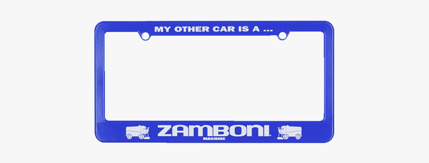 Blue License Plate Frame - Parallel, HD Png Download, Free Download