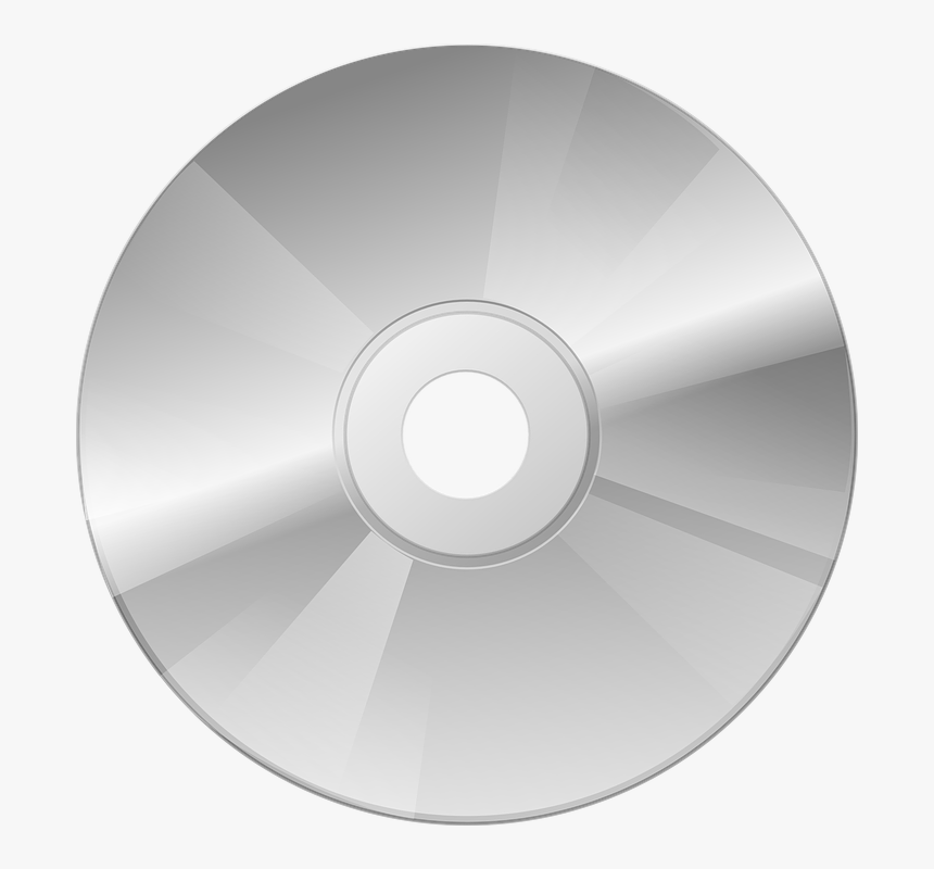 Cd, Dvd, Disc, Blue-ray, Music, Data, Computer - Cd Black And White, HD Png Download, Free Download