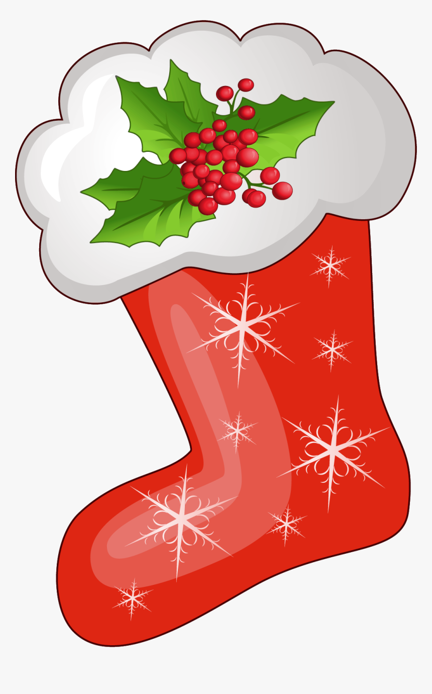 Christmas Stocking * Imágenes De Navidad, Adornos De - Merry Christmas Stocking Clip Art, HD Png Download, Free Download
