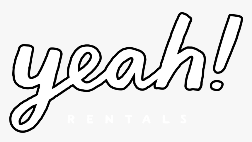 Yeah Logo Black Filled White2, HD Png Download, Free Download