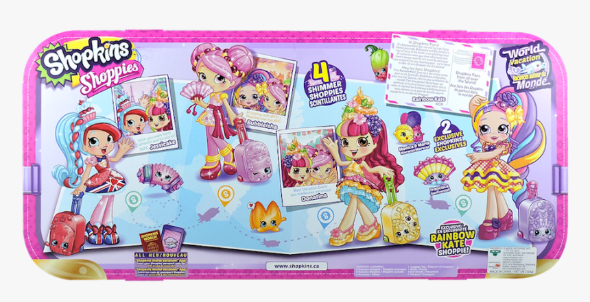 Id56624 Back Side1 - Shopkins World Vacation Bff Travel, HD Png Download, Free Download