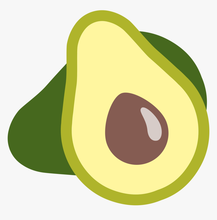 Avocado - Cute Avocado Transparent Background, HD Png Download, Free Download