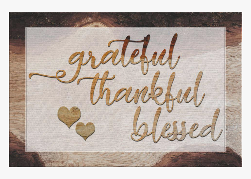 "grateful, Thankful, Blessed - Heart, HD Png Download, Free Download