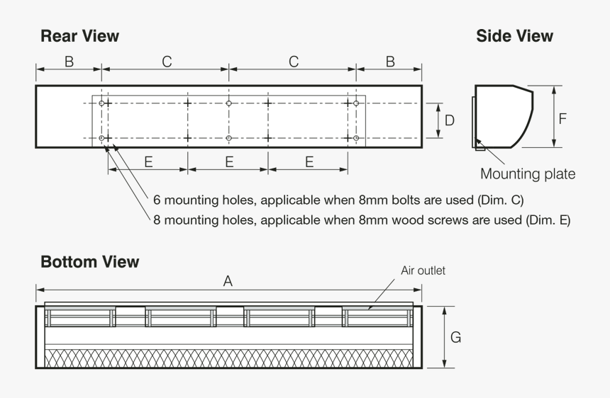 Air Curtains Icon , Png Download - Air Curtain Dimensions, Transparent Png, Free Download