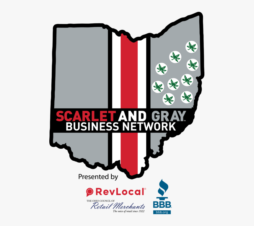 Scarlet & Gray Business Network - Ohio State Scarlet And Gray, HD Png Download, Free Download