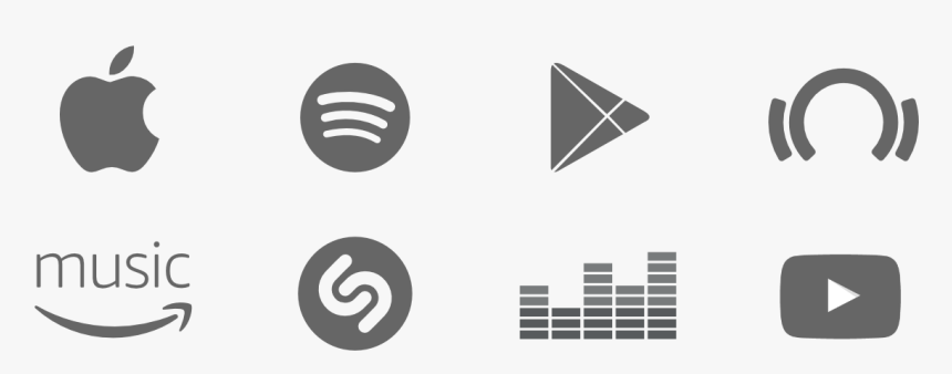 Apple Music, Spotify, Google Play, Beatport, Amazon - Apple Music Logo