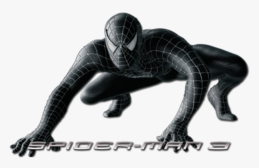 Spider-man 3 Image - Spiderman Black Png, Transparent Png - kindpng