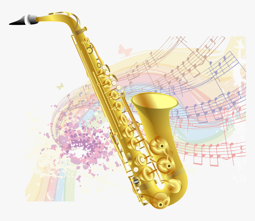 Saxophone Clipart Png, Transparent Png, Free Download