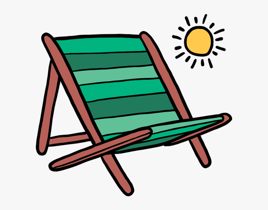 Presidente De La Línea De Clip Art - Easy To Draw Sunbed, HD Png Download, Free Download