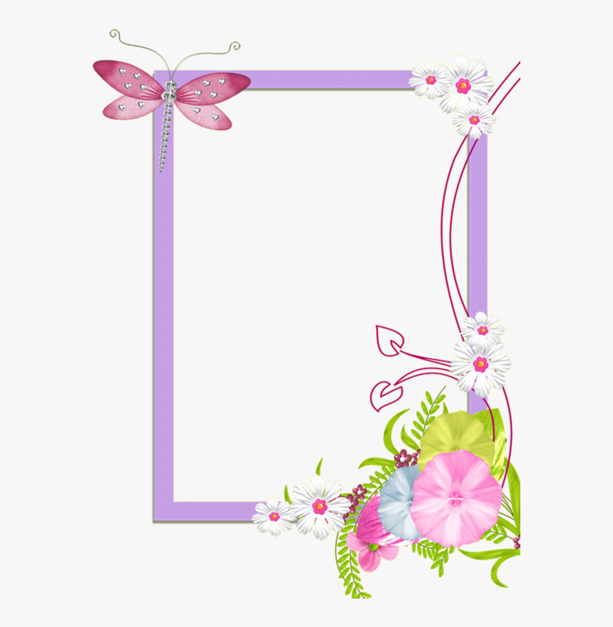 Transparent Boarders Png - Flower Clip Art Borderline, Png Download, Free Download