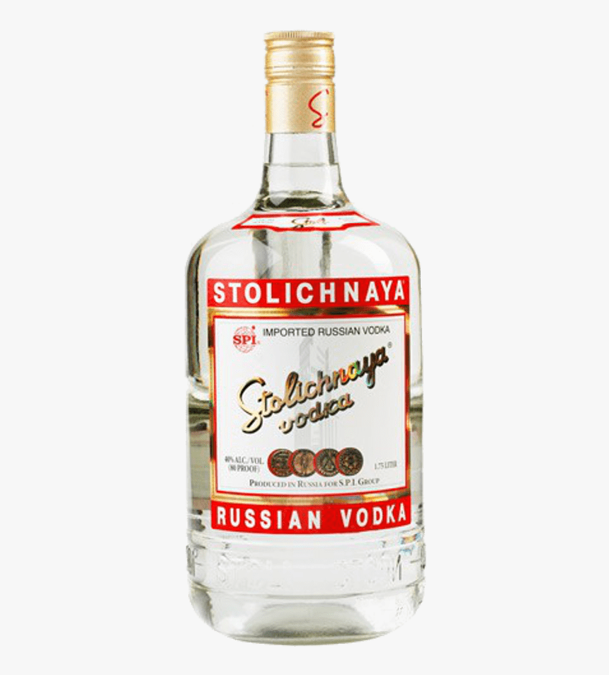 1 Liter Stolichnaya Vodka, HD Png Download, Free Download