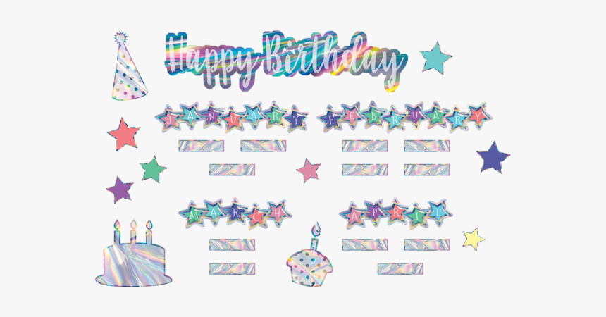 Iridescent Happy Birthday Mini Bulletin Board - Llama Happy Birthday Bulletin Board, HD Png Download, Free Download