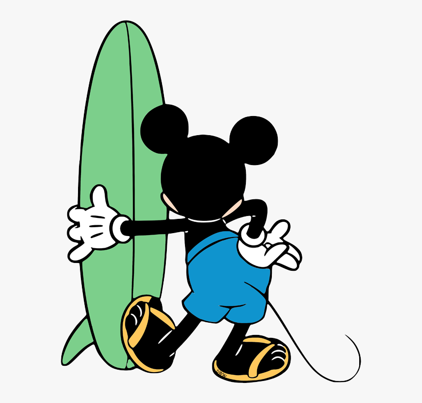 Mickey Mouse Surf, HD Png Download, Free Download