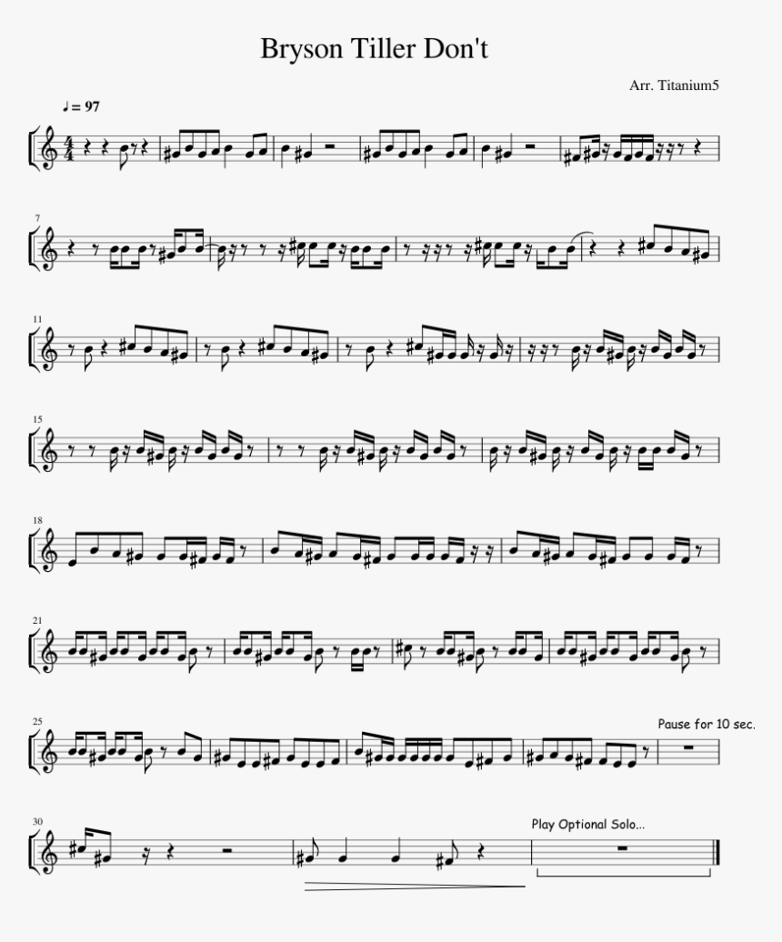 Writings On The Wall Violin Sheet Music, HD Png Download, Free Download