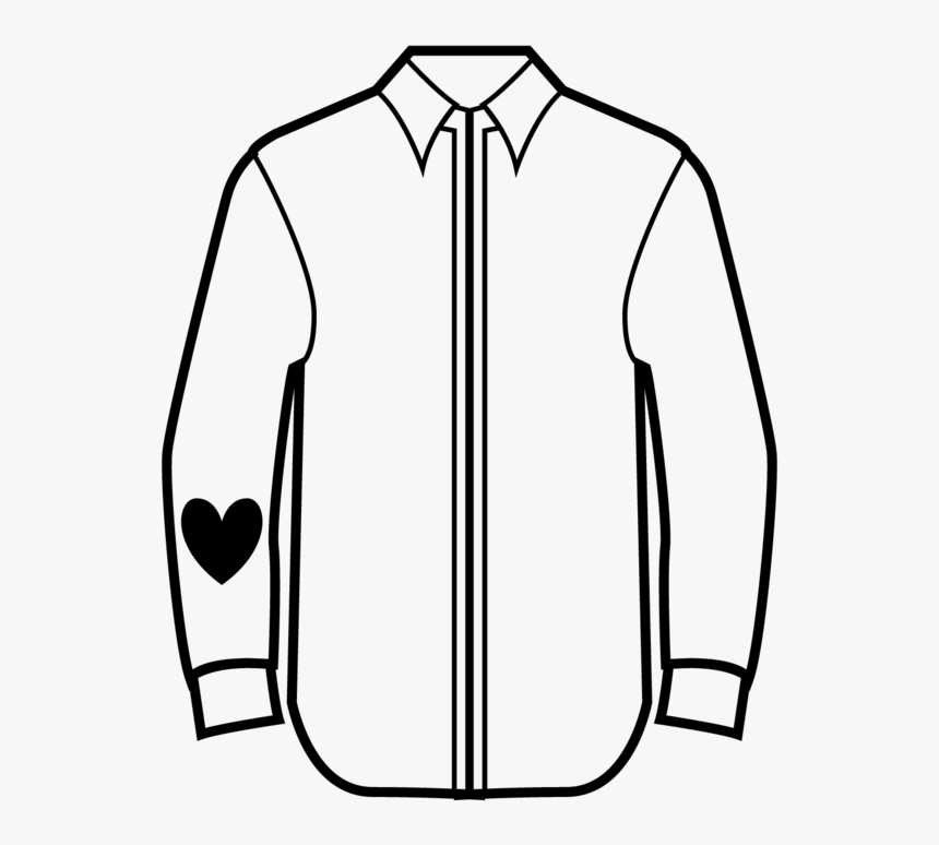 White Heart On Sleeve, HD Png Download, Free Download