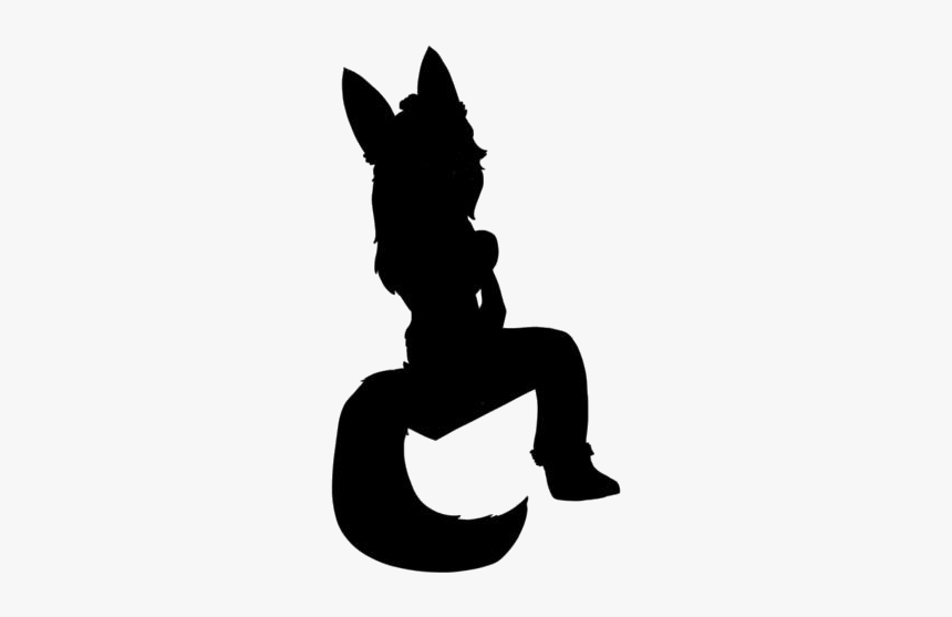 Fox Girl Png Transparent Images - Silhouette, Png Download, Free Download