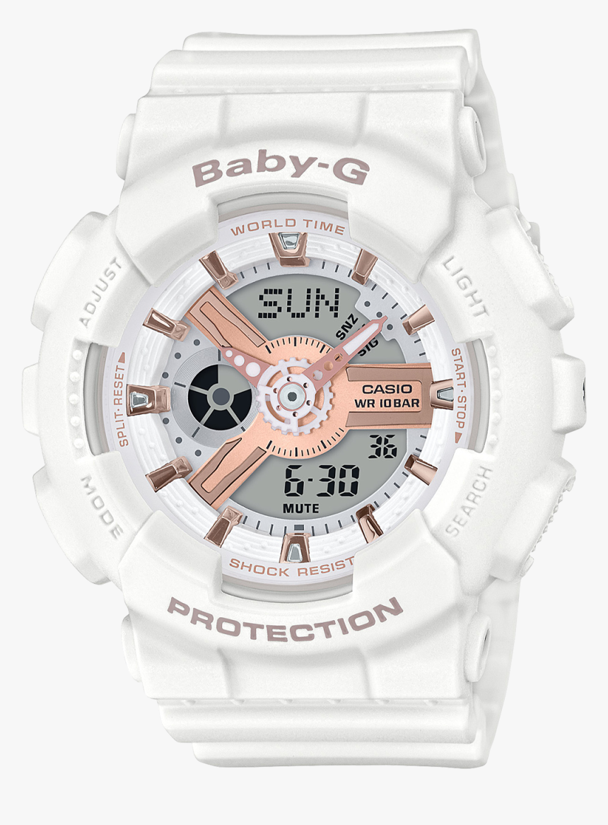 Women's G Shock White, HD Png Download - kindpng
