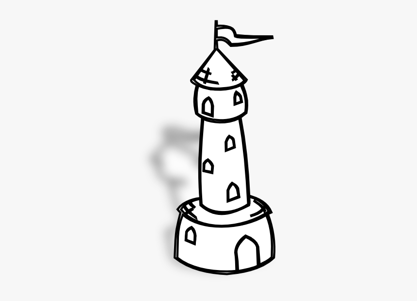 Maps Clipart Black And White - Tower Clipart Black And White, HD Png Download, Free Download