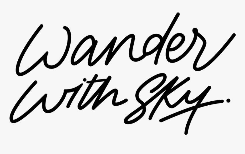 Wander With Sky Store - Calligraphy, HD Png Download, Free Download