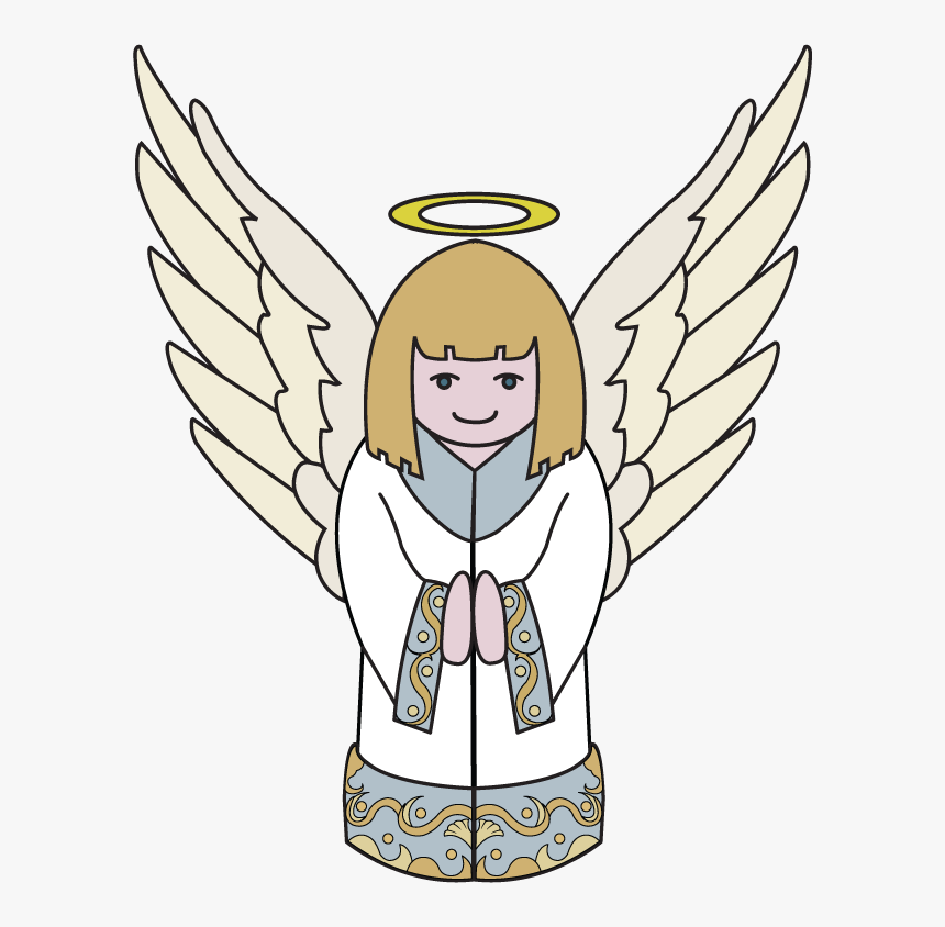 Free Clip Art Holiday - Angel Gabriel Clip Art, HD Png Download, Free Download