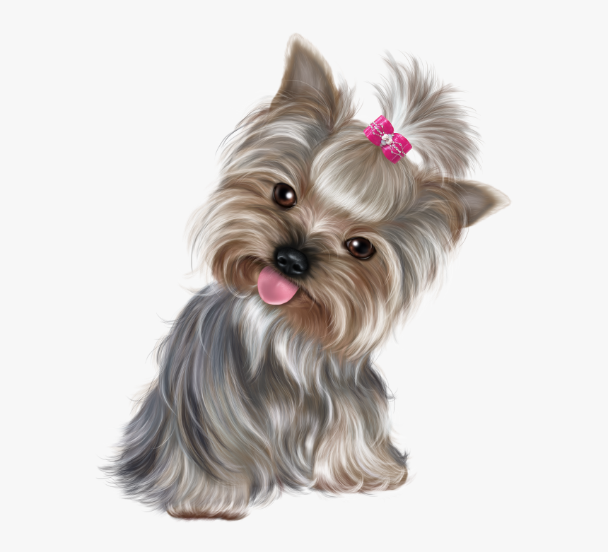 Cute Puppy Png Clip Art - Transparent Background Yorkie Clipart, Png
