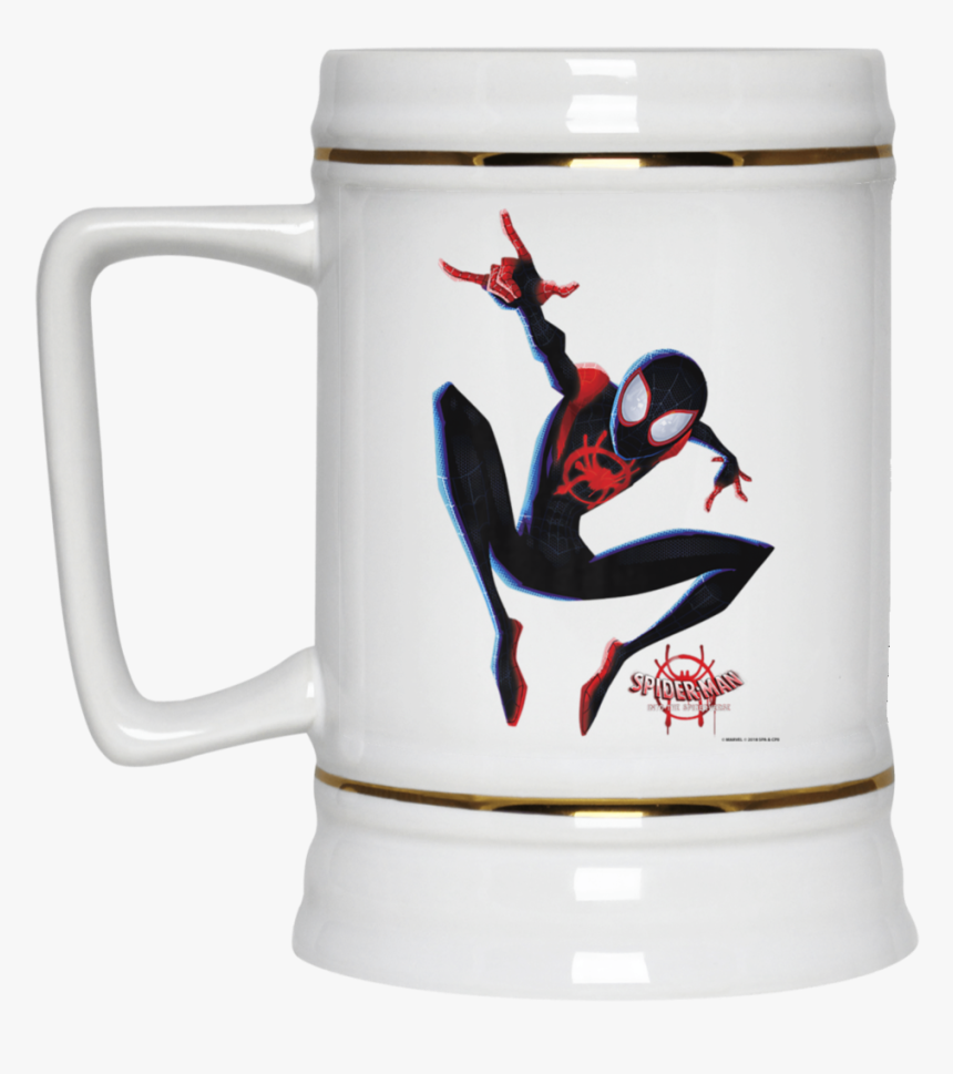 Marvel Spider Man Spiderverse Miles Morales Beer Stein - Spiderman Spider Verse, HD Png Download, Free Download