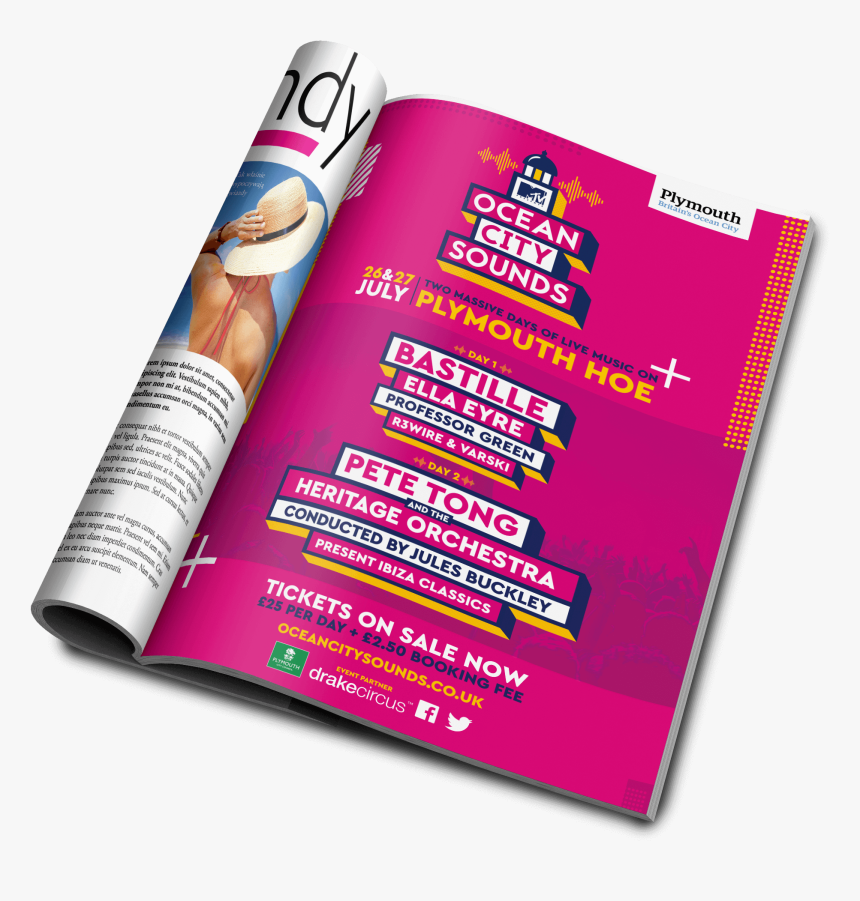 Ocean City Sounds Magazine Advert - Brochure, HD Png Download, Free Download