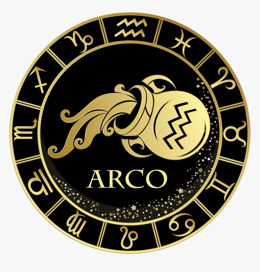 Aquarius Zodiac Sign Gold, HD Png Download, Free Download