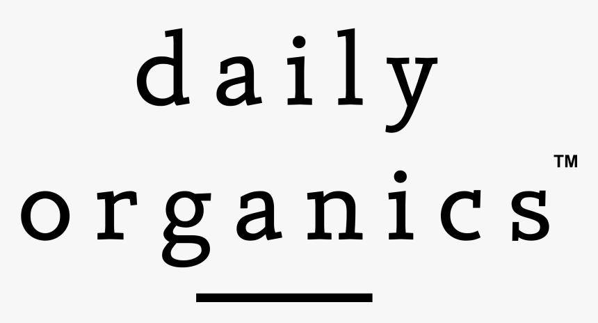 Download Daily Organics Nzl - Black-and-white, HD Png Download, Free Download