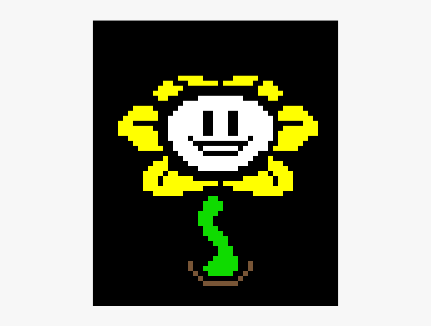 Undertale Flowey In Game Hd Png Download Kindpng