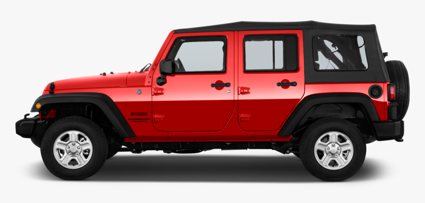 Jeep Lateral - Mahindra Jeep Thar Red, HD Png Download, Free Download