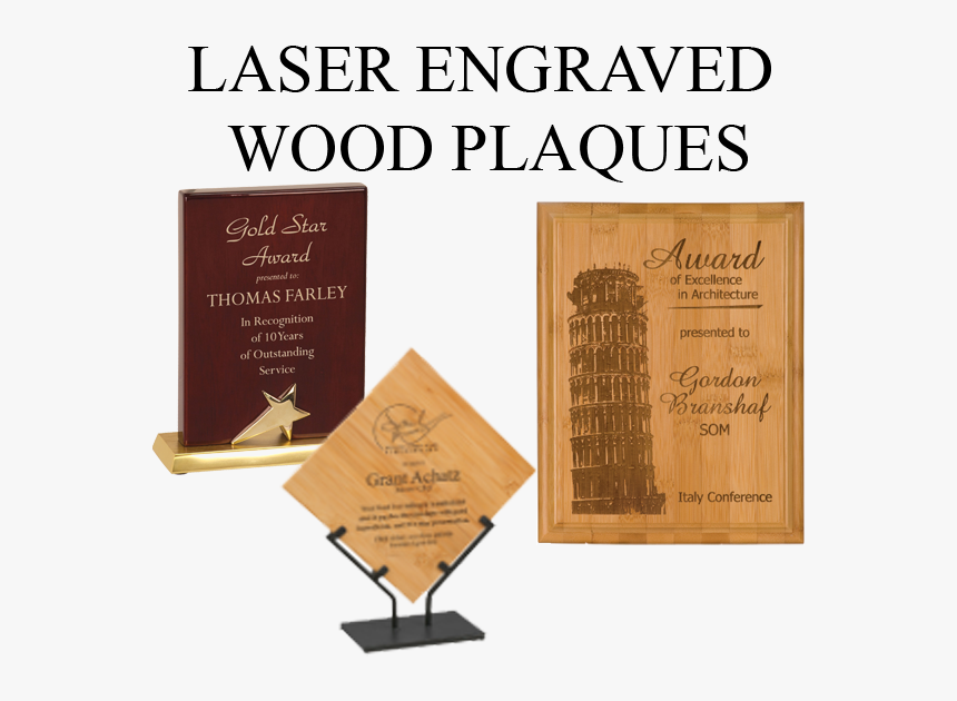 Custom Laser Engraved Wood Plaques - Laser Engraved Plaque, HD Png Download, Free Download